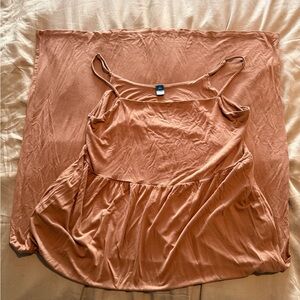 Old Navy Sleeveless Empire Midi Dress Rare Earth L Tall